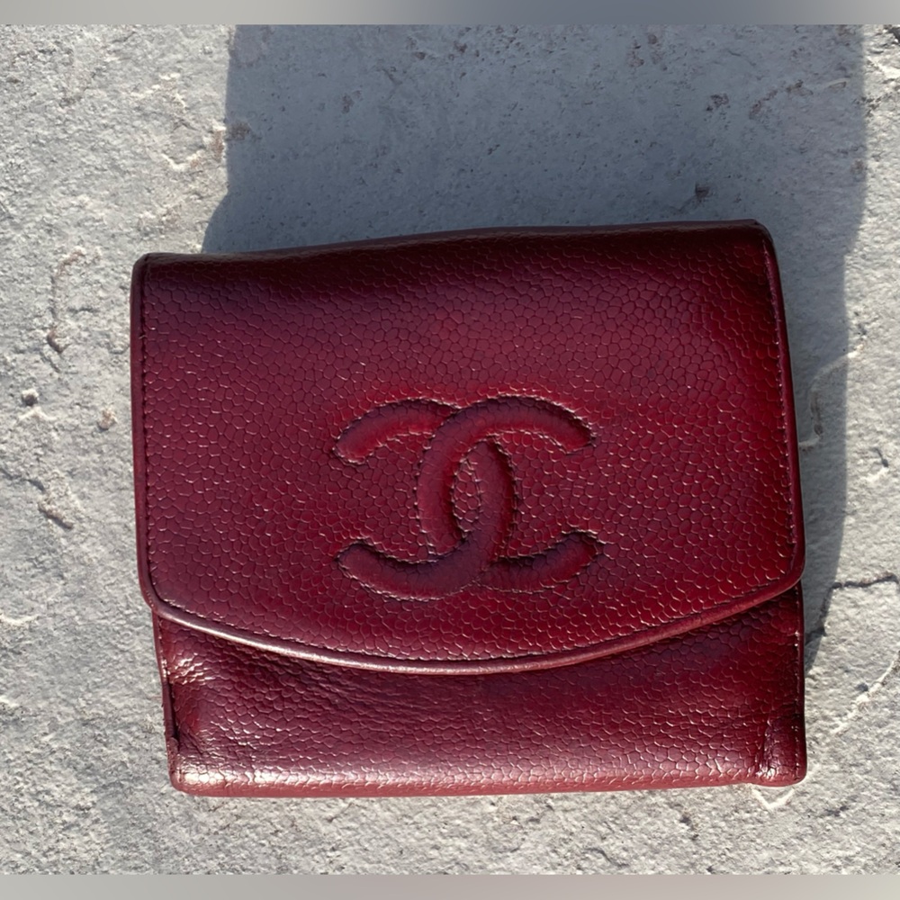 Chanel compact vintage wallet